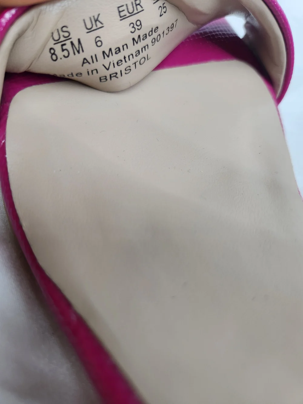 Naturalizer Pink Open-Toe Ankle Strap Heels